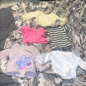 American Girl Doll shirts bundle!!